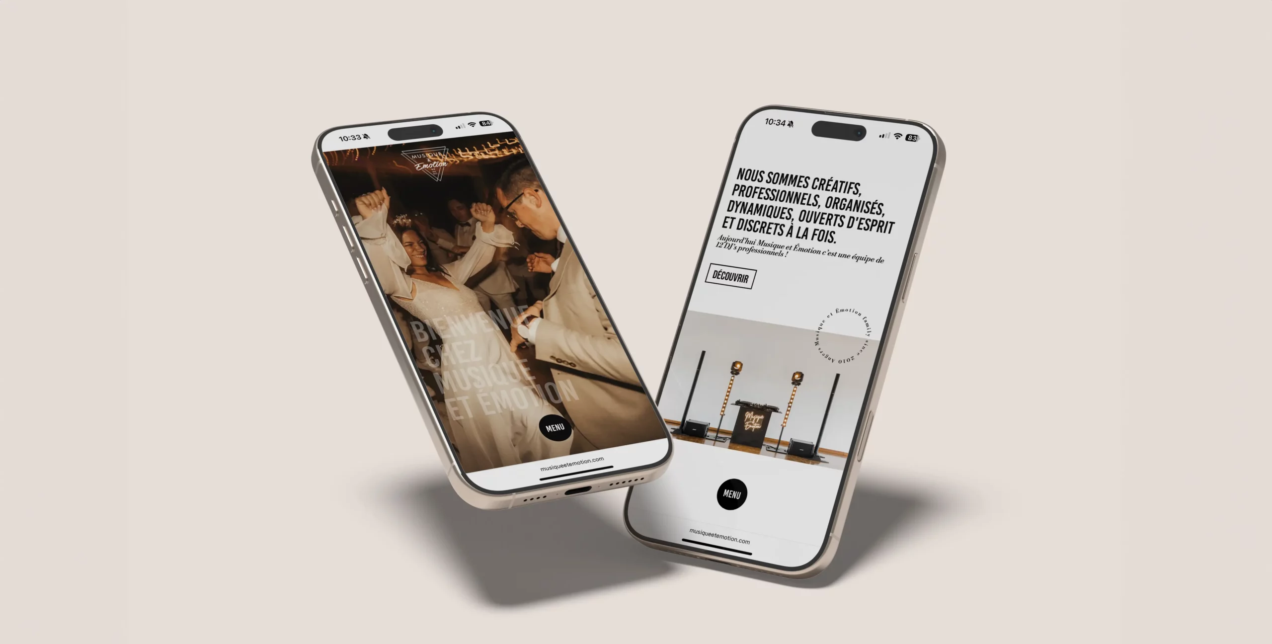 Musique et émotion<div class="project-categories"><span class="project-category">Site vitrine</span><span class="project-category">Web</span></div>