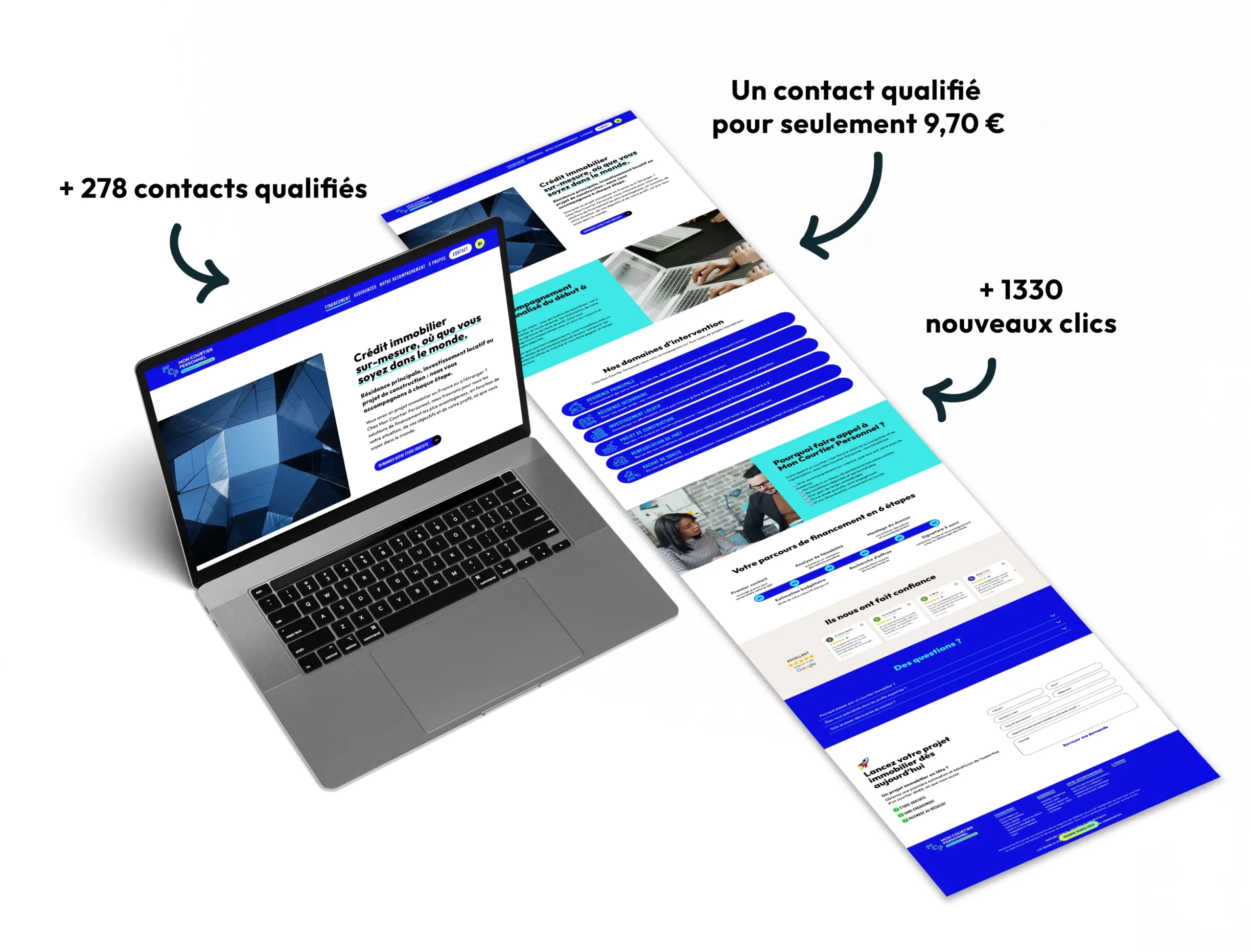 Création de site internet vitrine WordPress optimisé SEO avec stratégie digitale et design UX UI par agence web experte DBW à Angers