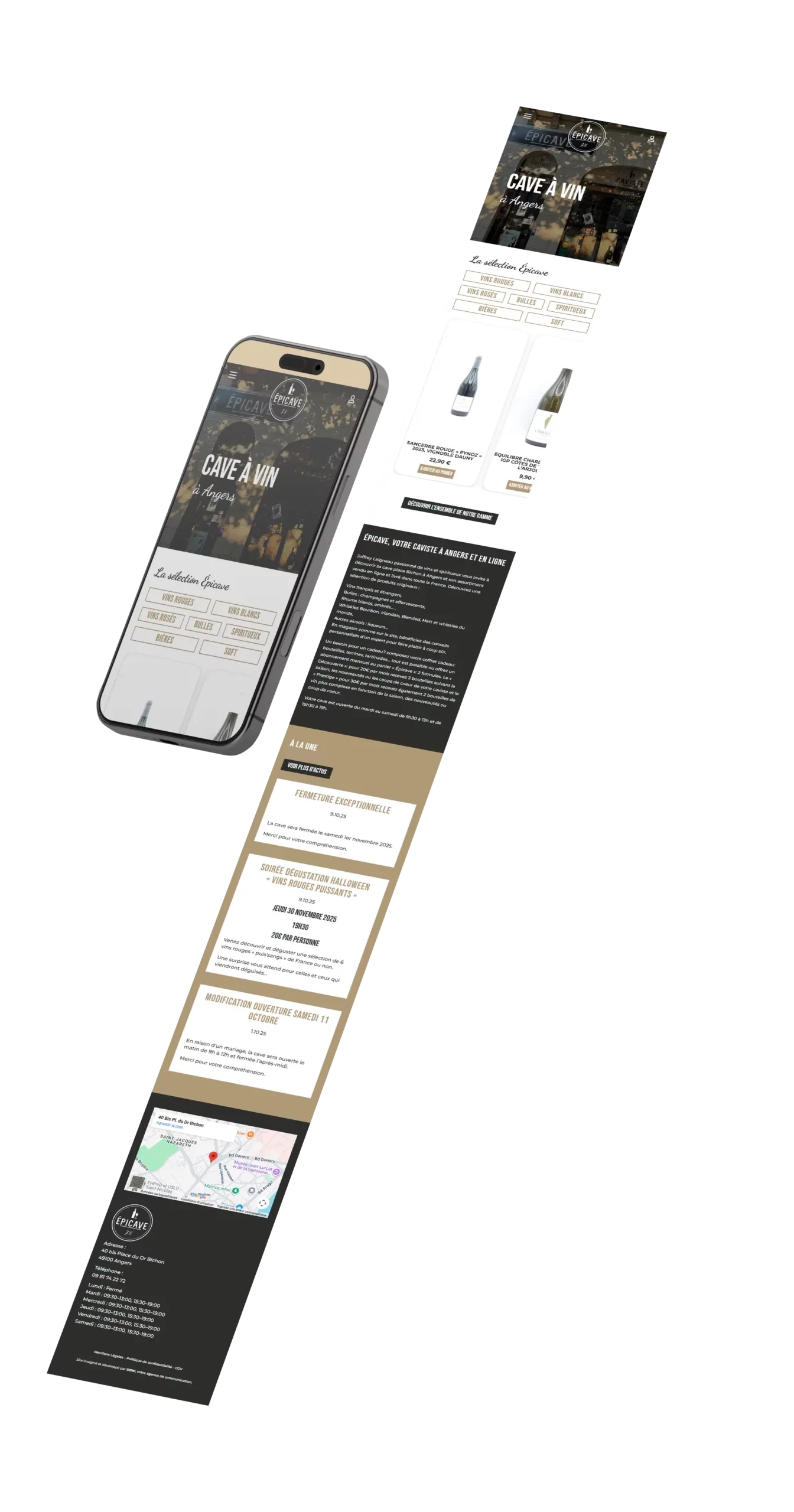 Optimisation SEO et performance du site e-commerce Epicave réalisée par l’agence DBW pour booster les ventes en ligne.