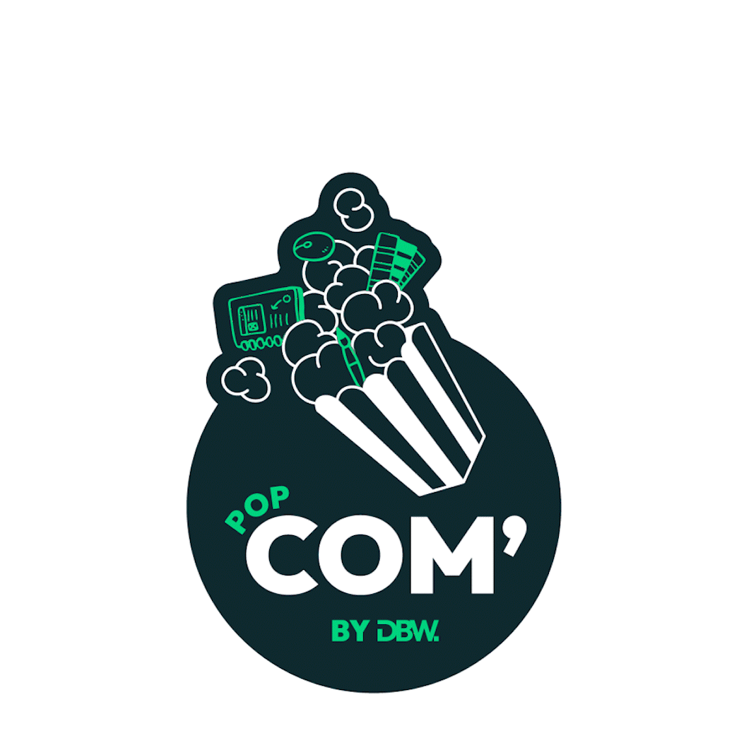 Logo du blog PopCom’ by DBW, le média de l’agence de communication angevine DBW dédié aux astuces et tendances marketing, design et web.